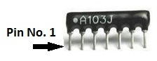 7 pins array resistor